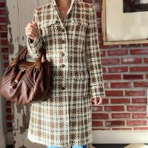 SOLD!!! Theory Plaid Coat